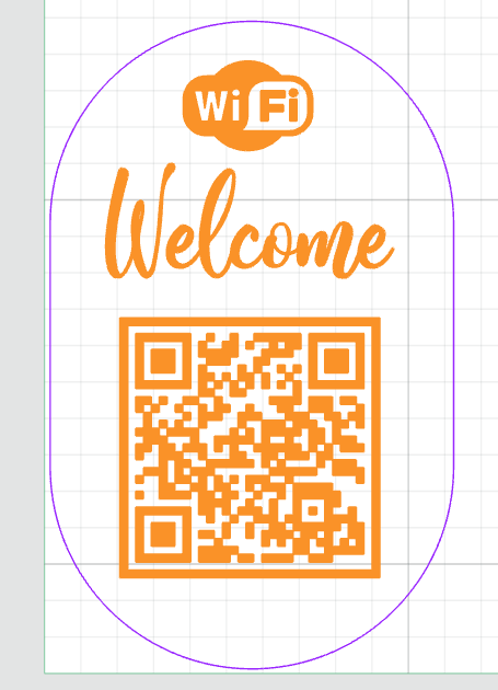 How to Create a QR Code Lasercut Sign for Your WiFi: No More Awkward Password Sharing!
